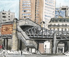 paris métro birhakeim