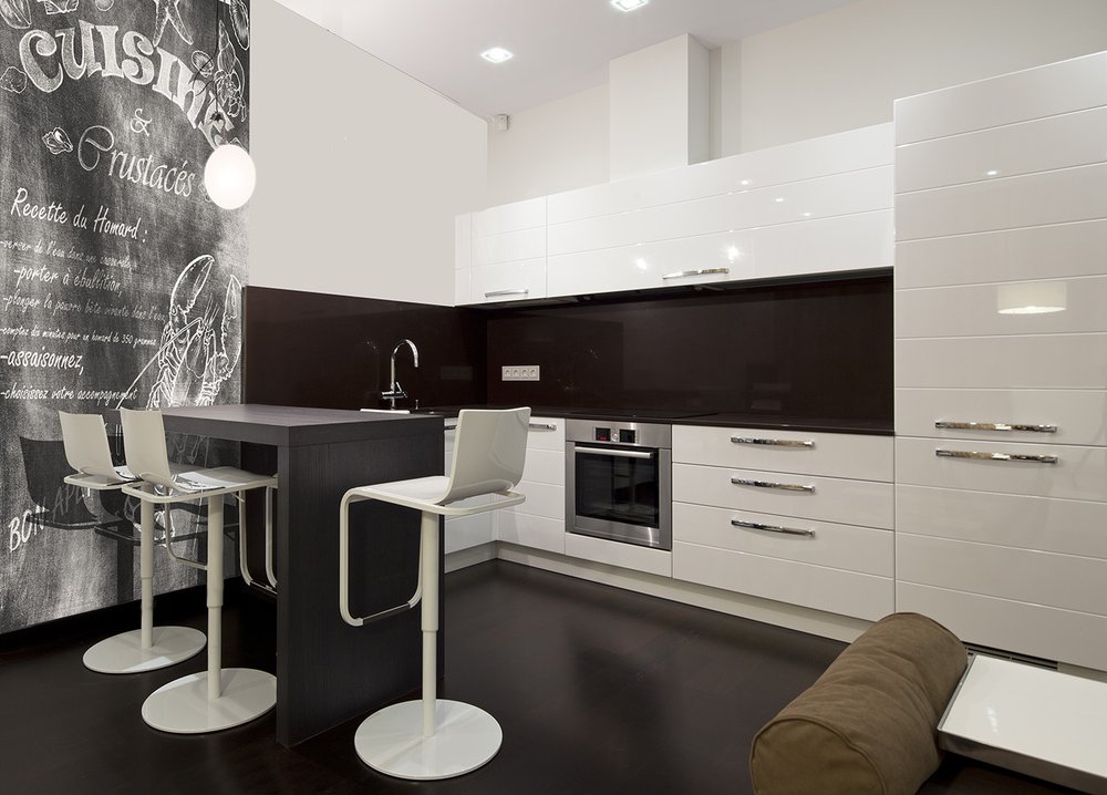 papier peint L' art du homard dans une cuisine