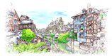 Colmar Vue sur canal