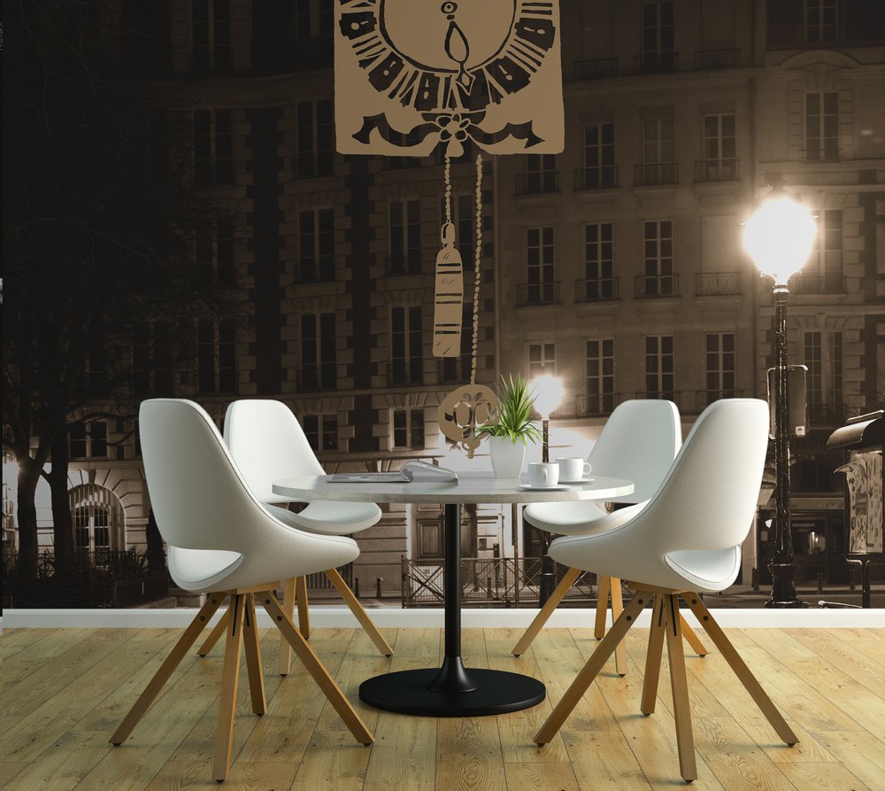 pendule noire paris by night