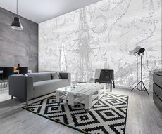 papier-peint-décrivant-les-manoeuvres_en_voilier_ancien_trois_mats-dans-séjour