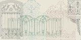 dessins de ferronnerie d'art, portails