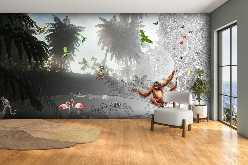 papier peint Un monde libre et sauvage 2