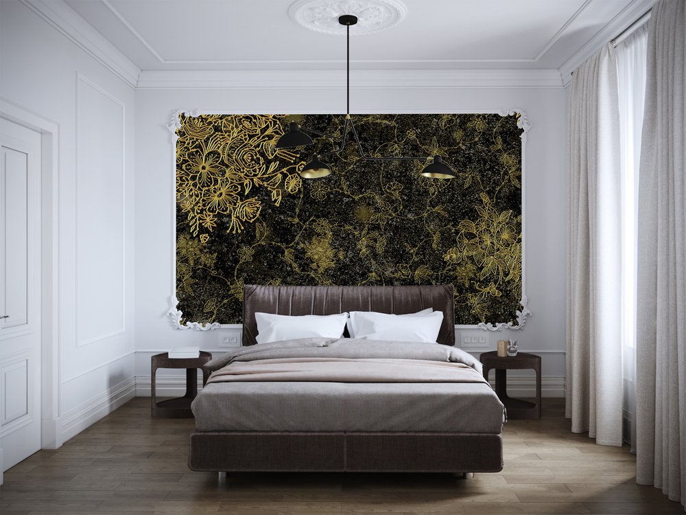 Bouquets de fleurs Or et Onyx