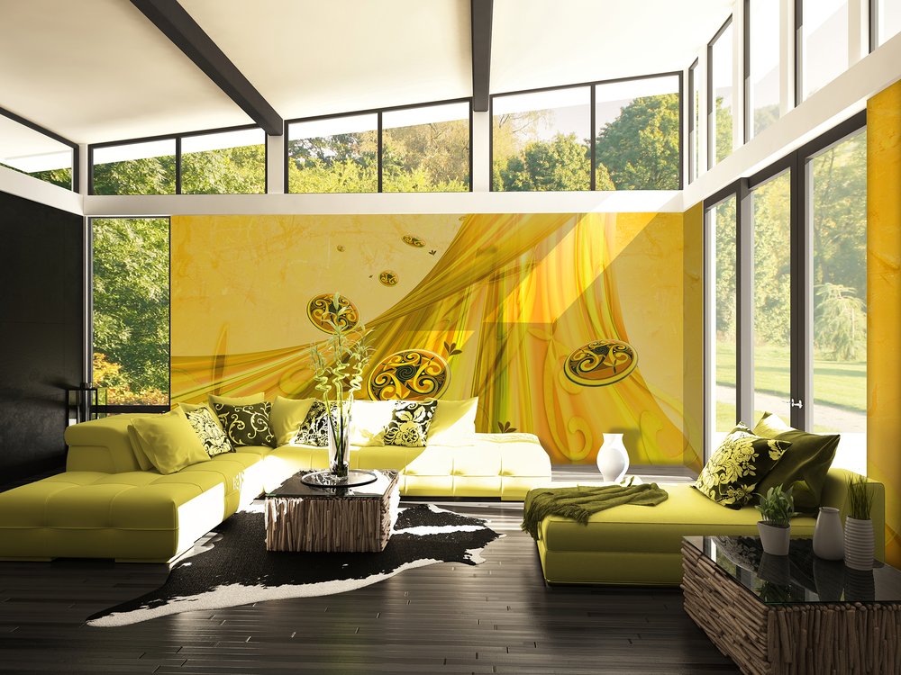 Envol de triskèles Jaune vif