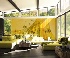 Envol de triskèles Jaune vif