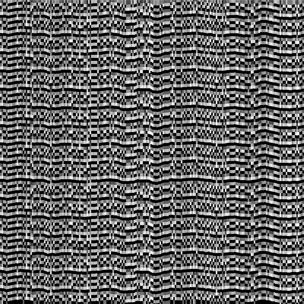 papier peint motif noir et blanc